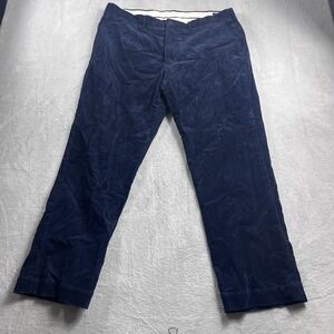 Polo Ralph Lauren Pants Mens 38x30 Blue Corduroy Classic Fit Stretch Casual